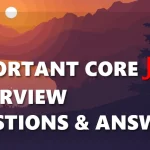 core java interview questions and answers
