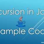 Recursion In Java Code Example