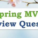 Spring MVC interview questions banner