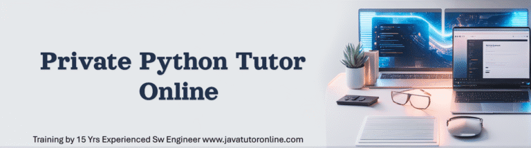 Online Python Tutor | Private Online Python Training from India