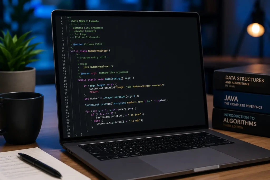 CS211 Java tutor code example